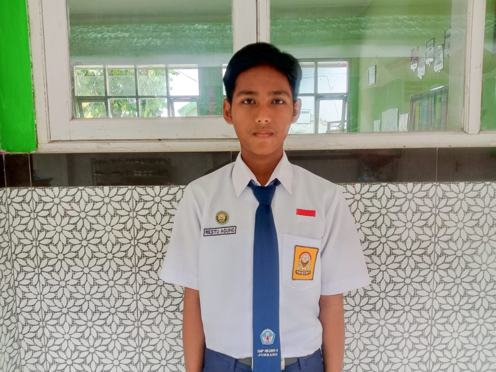 Restu Agung, Kelas 8A SMP Negeri 4 Jombang