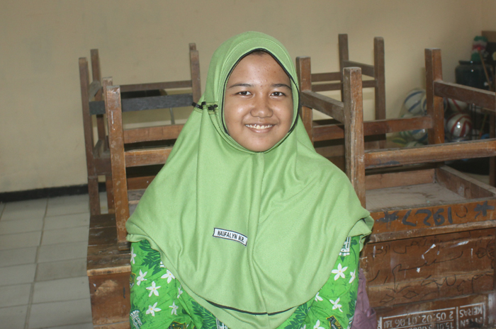 Naufalyn Nabila Rahma, Kelas 7 B MTsN 15 Keras, Diwek