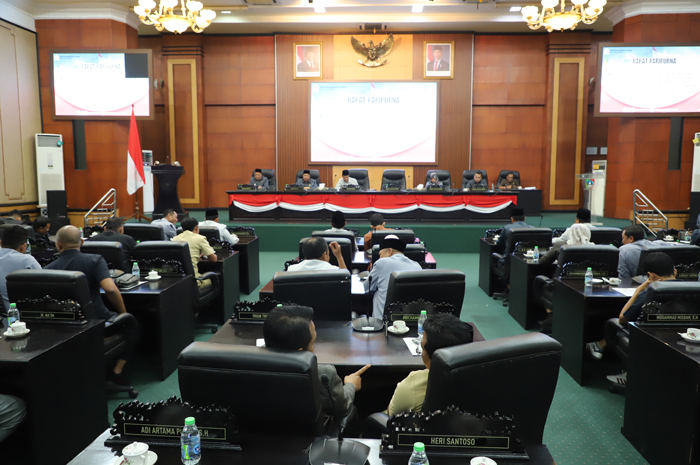 SERIUS: Sidang paripurna pembahasan raperda BMD Kamis (5/2)