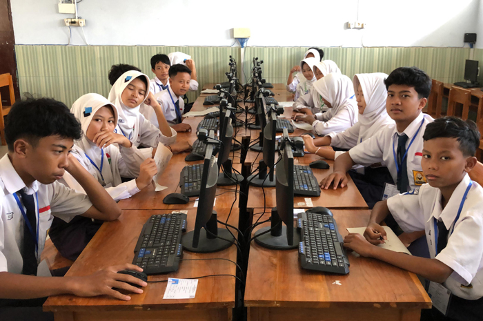 FOTO: kegiatan pembelajaran siswa SMPN 2 Ngoro  
