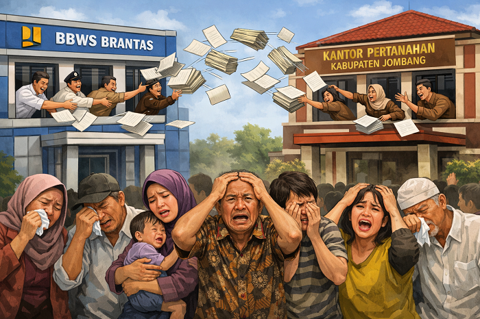 Ilustrasi pecah sertifikat pariterong (ai)