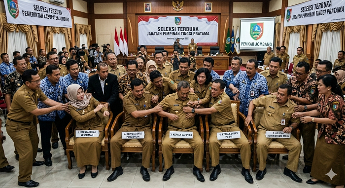 ilustrasi seleksi terbuka JPTP Pemkab Jombang (ai)