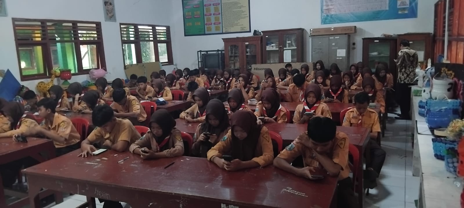Pelaksanaan Tryout TKA di SMPN 1 Ploso