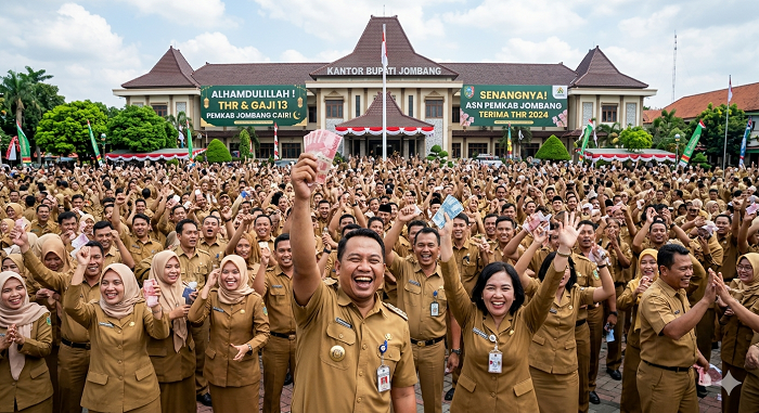 Ilustrasi THR ASN cair