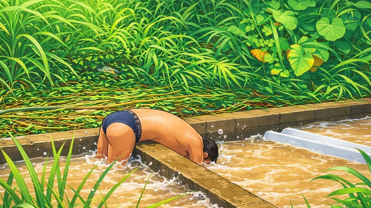 Ilustrasi jasad pria ditemukan mengapung di sungai Turipinggir Jombang