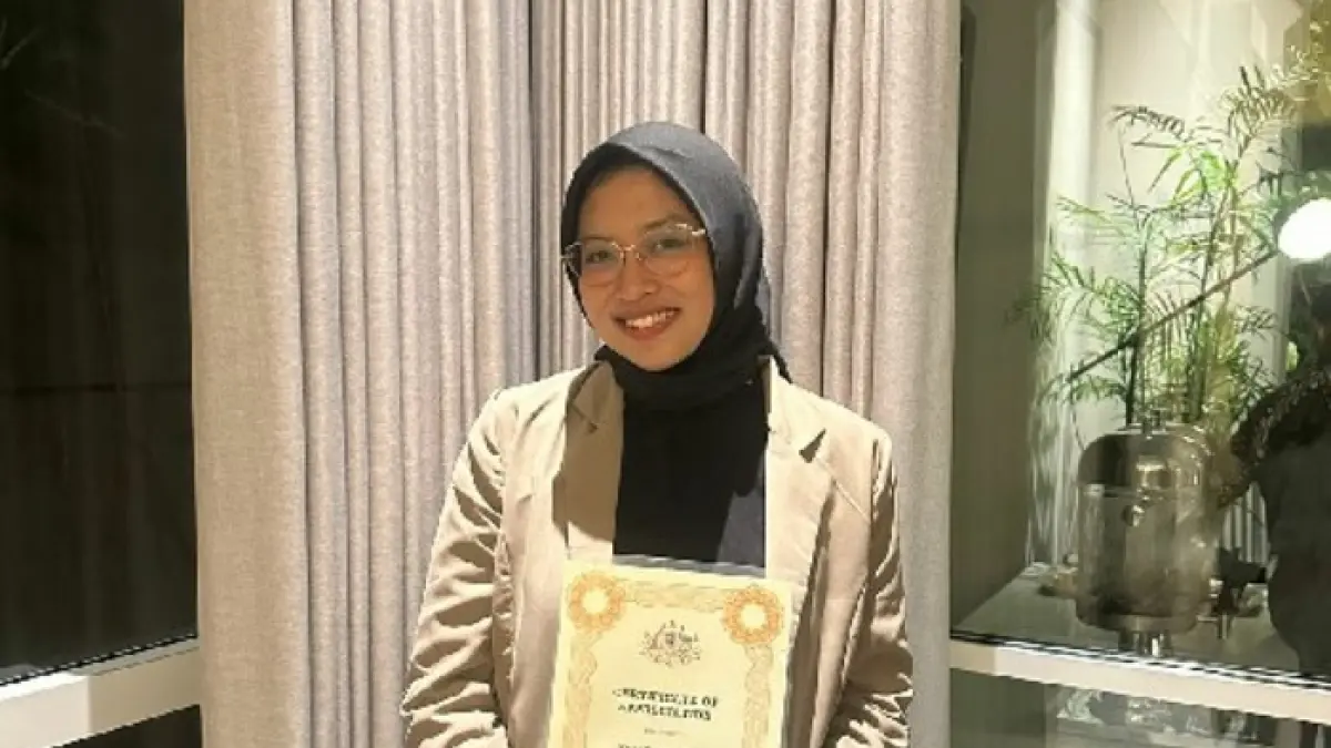 Kuni Samsahayah SIKom, pengelola Podcast DPRD Jombang

