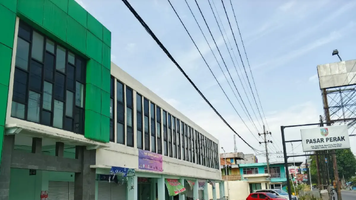 Ruko Pasar perak sepi tak diminati pedagang