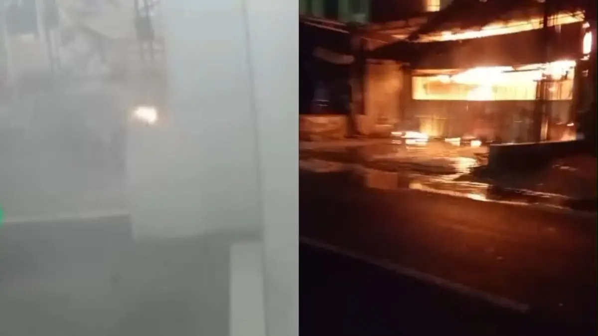 Kebakaran yang melanda sebuah toko grosir snack di Dusun Gebangmalang, Desa Bandung, Kecamatan Diwek, Kabupaten Jombang, Rabu (13/5) dini hari, diduga bukan murni kecelakaan.&nbsp;