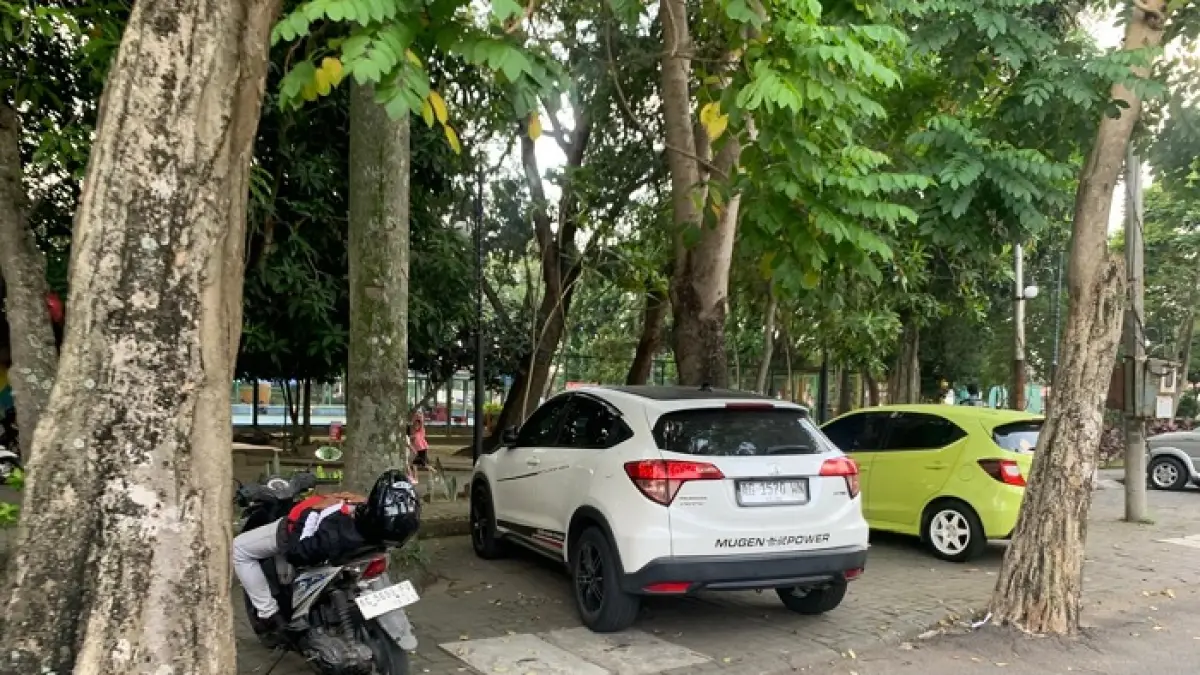 Pengelolaan parkir di kawasan Ruang Terbuka Hijau (RTH) Kebonrojo Jombang hingga kini belum masuk skema Pendapatan Asli Daerah (PAD). 