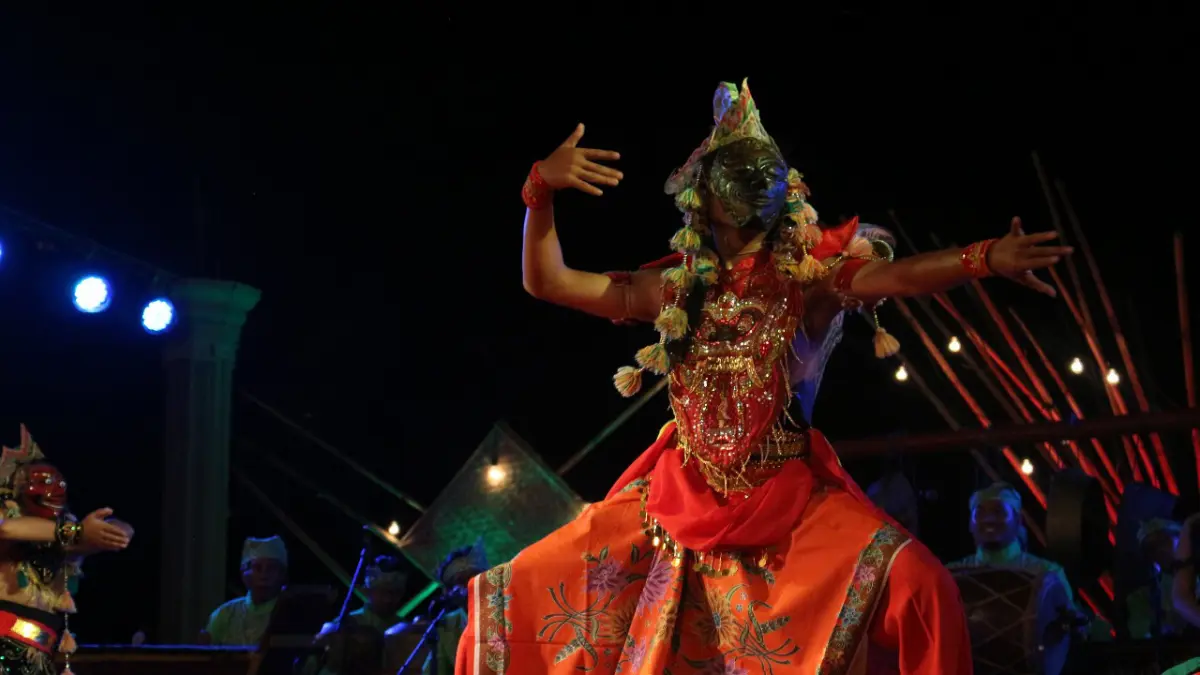 LESTARI: Seni pertunjungan tradisional wayang topeng jatiduwur masih hidup