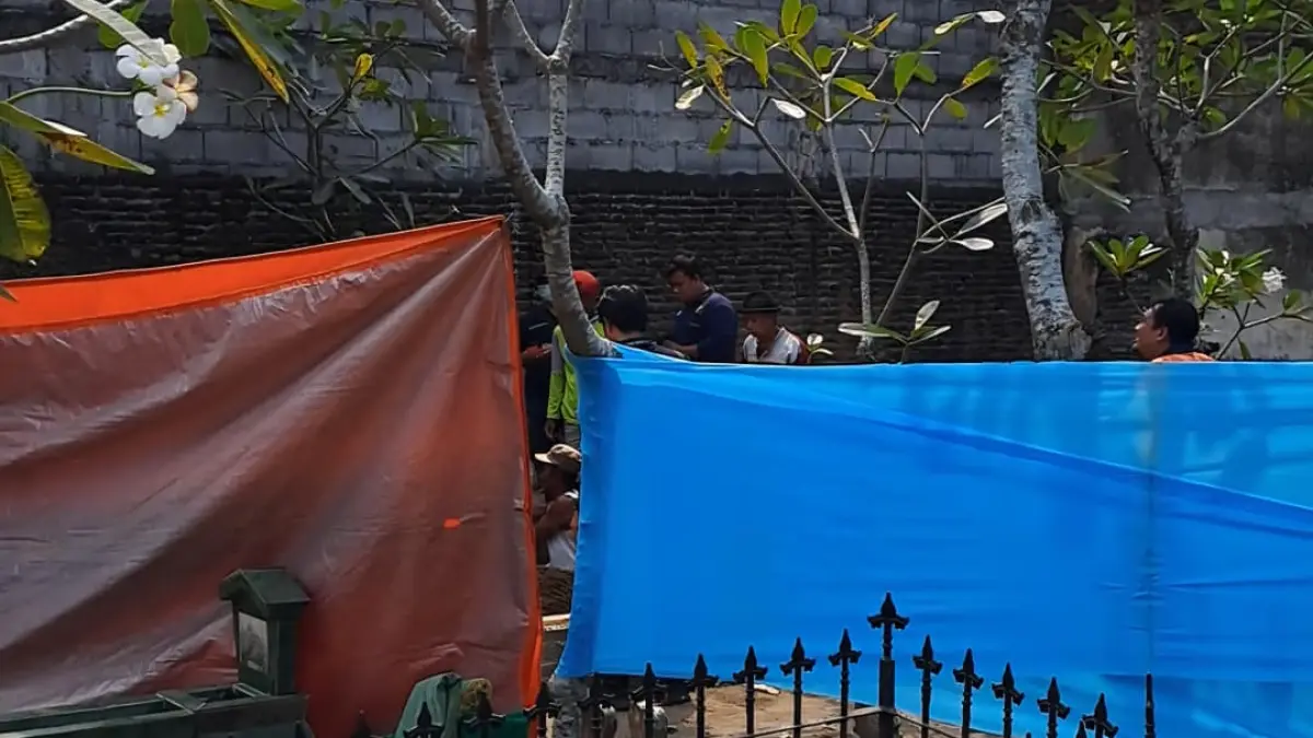 Polres Jombang melkaukan ekshumasi terhadap korban