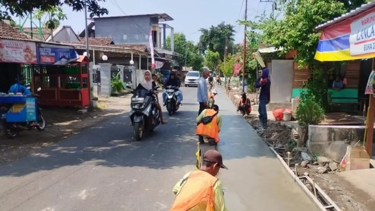 MAKIN LEBAR: Jalan kabupaten ruas Mojolegi-Panglungan, Kecamatan Wonosalam salah satu PSD 2026.