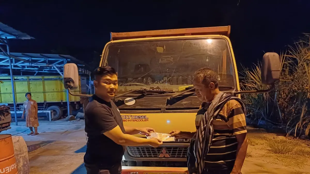 Truk yang sempat lari dan disembunyikan di Mojokerto diamankan penyidik Satlantas Polres Jombang