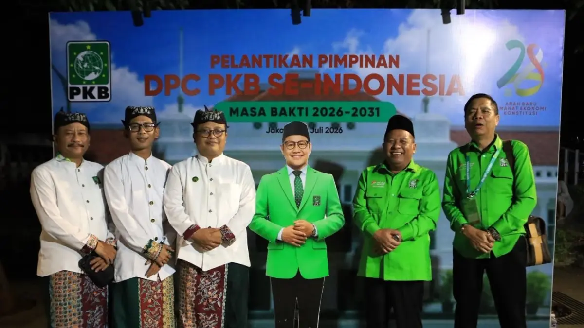Kepengurusan Dewan Pengurus Cabang (DPC) PKB Jombang masa bakti 2026-2031 resmi dilantik. 