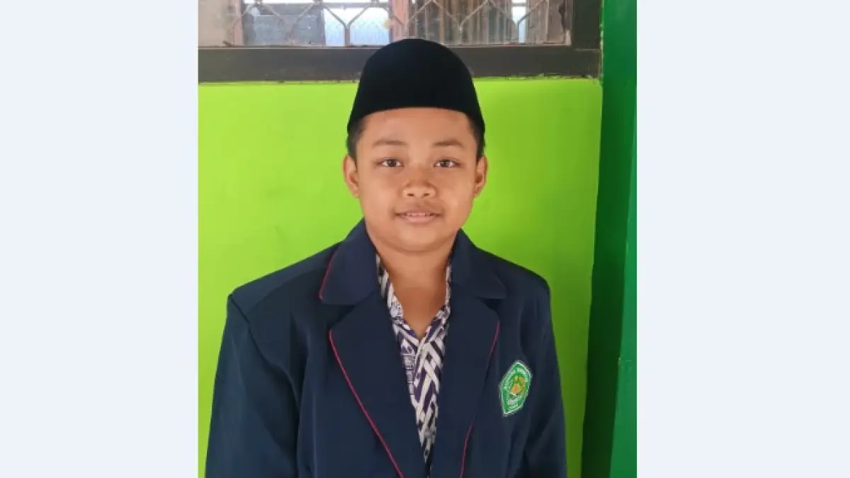 Naufal Indra, Kelas 9-A MTsN 4 Jombang