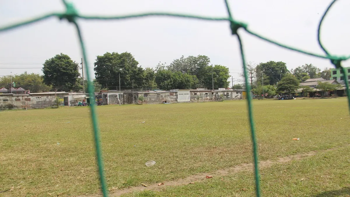 LOKASI UTAMA: Lapangan Untung Suropati Tambakrejo menjadi lokasi utama pembukaan Muktamar ke-35 NU pada 27-31 Agustus mendatang.