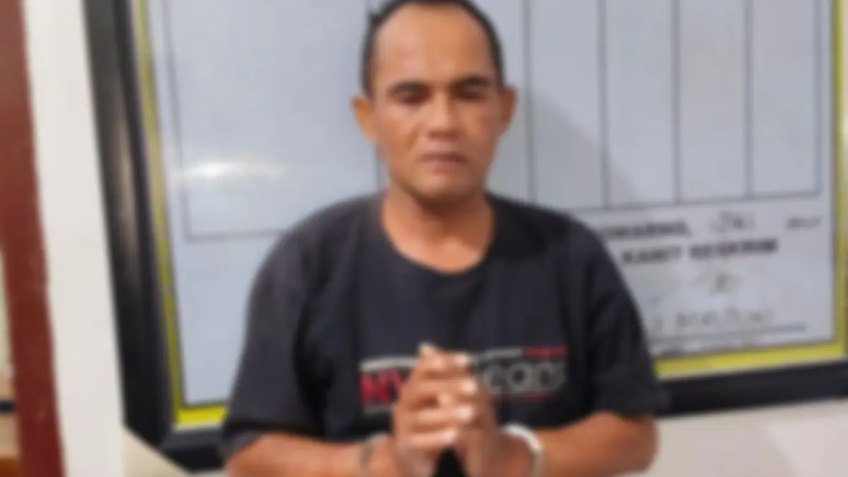 Pelaku pencurian kambing yang dibekuk warga di Mojowarno Jombang