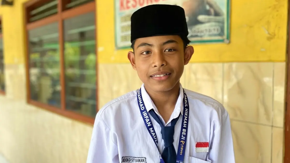 Abdi Eko Styawan, Kelas 9 (IX) MTS Darul Hikmah, Beji, Jogoroto