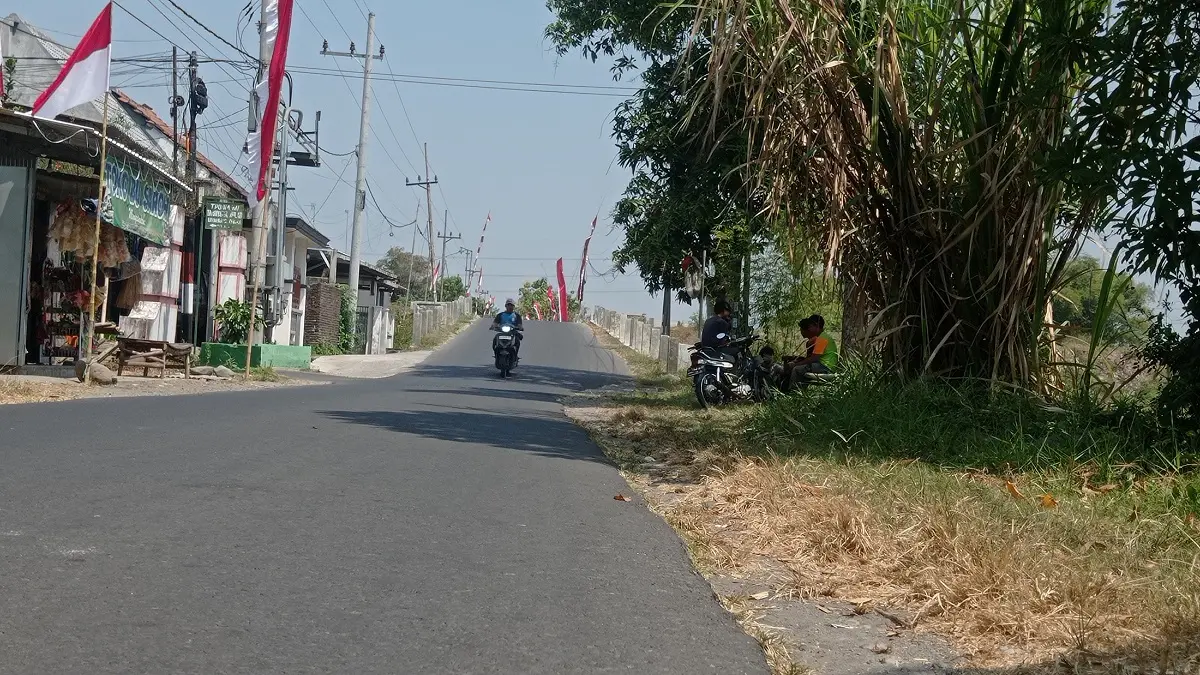 MASIH NGANGGUR: Irigasi Pariterong di Desa Ngudirejo, Kecamatan Diwek belum difungsikan.