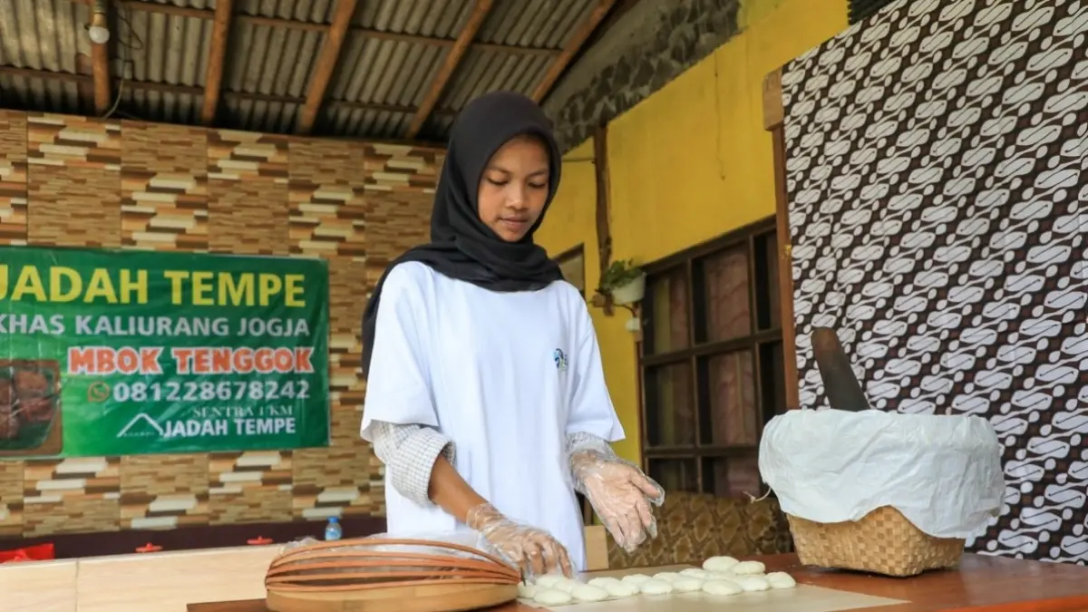 UMKM Desa Brilian yang makin maju berkat pendampingan BRI Peduli
