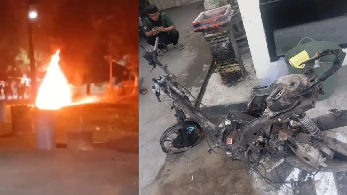Aksi bentrokan perguruan silat di Jombang juga terjadi di kawasan utara brantas Jombang pada Sabtu (14/8) malam.