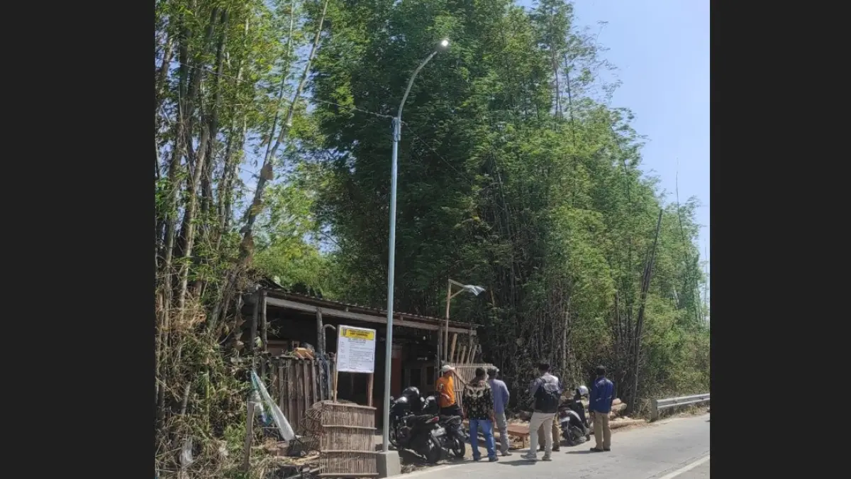 BARU: PJU skema PIK di Desa Gedongombo, Kecamatan Ploso baru saja selesai.