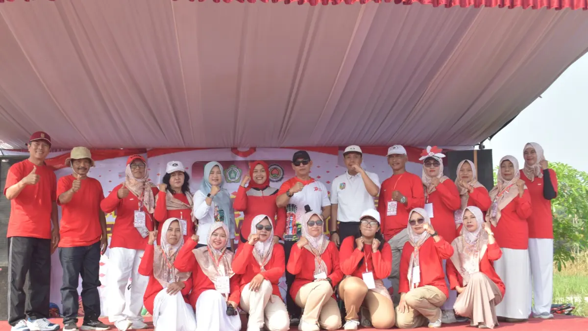 KOMPAK: Panitia, Penilik PNFI, Pengawas, Camat, Bunda PAUD Kecamatan, Kades, Bunda PAUD Desa, Rabu (19/8)