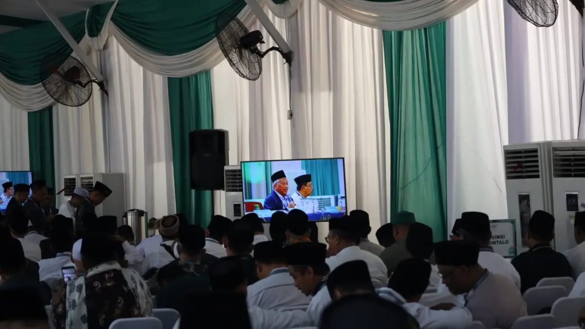 Sidang pleno Muktamar ke 35 NU di GSG Hasbullah Said, Sabtu (29/8).