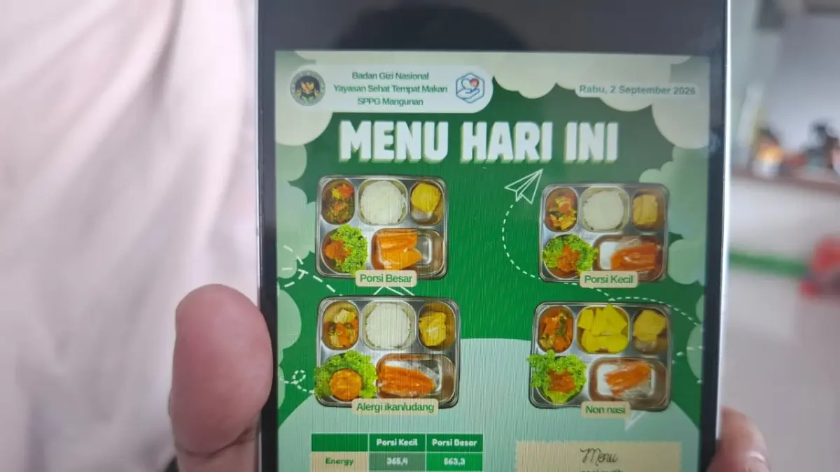 Menu MBG yang diduga jadi penyebab siswa keracunan di SMPN Kabuh Jombang