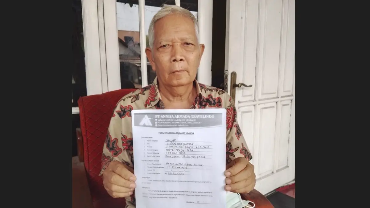 Sujito, warga Desa Sambong, Kecamatan Jombang