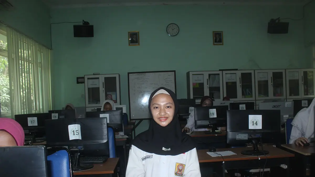 Naraswari Aqilah, kelas 9-B SMP A Wahid Hasyim Tebuireng