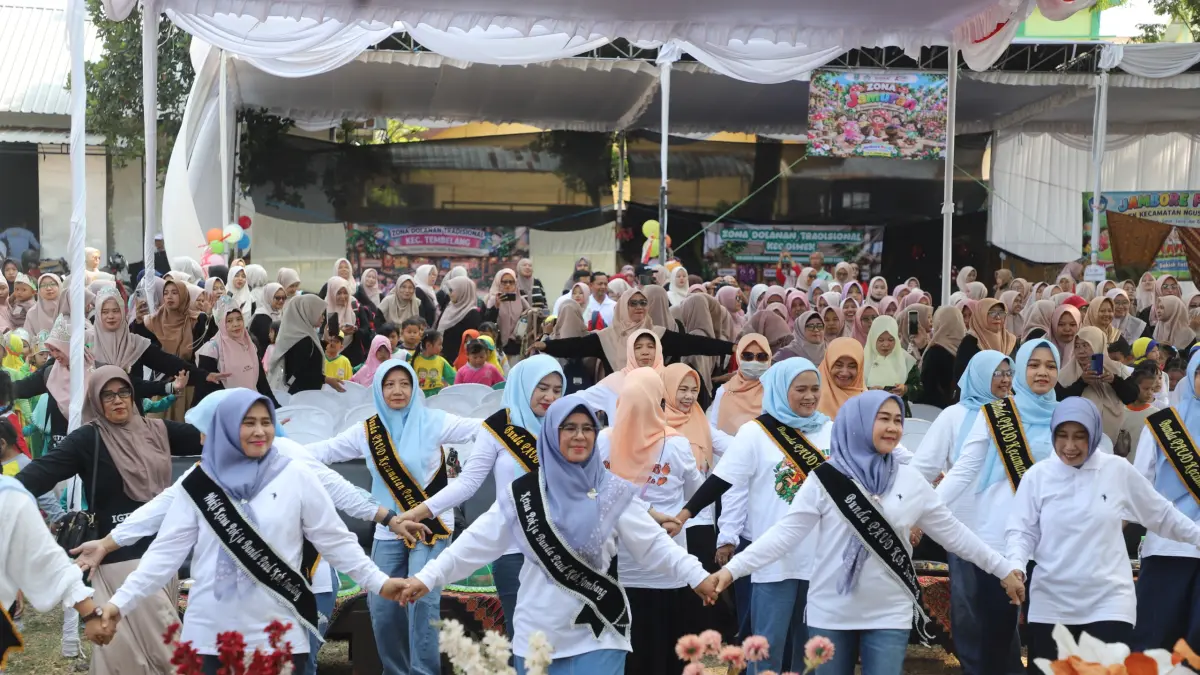 Bukan Sekadar Bermain, Jambore PAUD Jombang Jadi Ajang Perkuat Sinergi Bunda PAUD