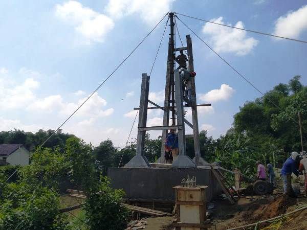 Proyek Jembatan Milik Kementerian PUPR di Mojoagung Terancam Molor