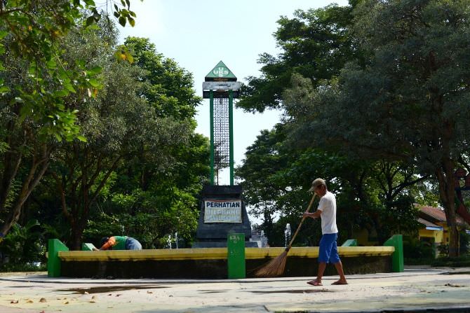 RTH Mojoagung; Dulu Pasar Tradisional, Kini Jadi Taman Alun-Alun