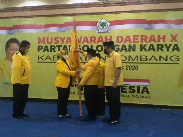 Hasil Musda X, Tjaturiana Yuliastuti Kembali Pimpin Golkar Jombang
