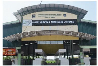 Kondisi Pasar Ngrawan yang hingga kini masih sepi dan jadi aset tidur