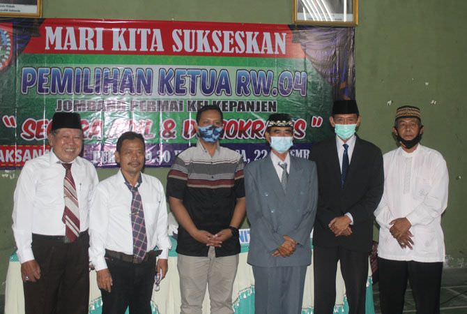 JOMBANG – Pemilihan ketua RW 04 Jombang Permai, Kelurahan Kepanjen, Jo