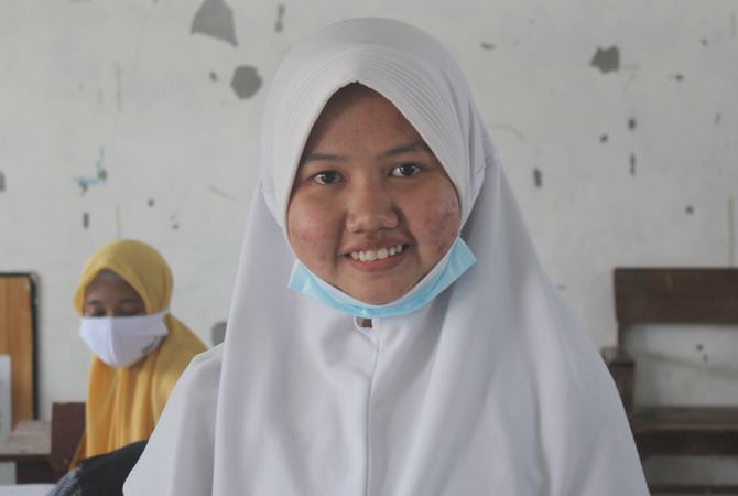 Ceramah di pengajian benteng ati spesial Ramadan di Masjid Rohmatul Ih