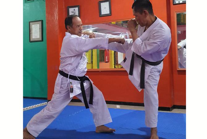 Spirit karate ke-17 yakni pemula harus menguasai postur dan cara berdi