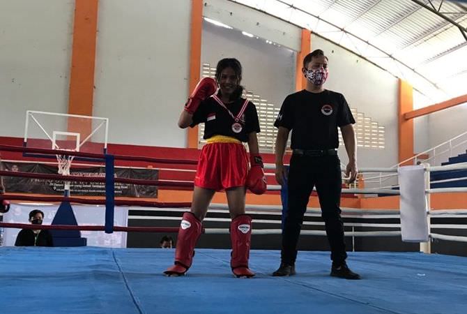 Seleksi Ulang Juara Porkab Kickboxing di Jombang