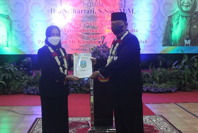 Sertijab Kepala Cabdin Wilayah Kabupaten Jombang