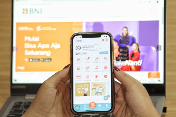 Aplikasi BNI Mobile Banking. (ISTIMEWA)