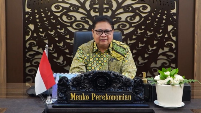 Menko Bidang Perekonomian RI Airlangga Hartarto. (ISTIMEWA)