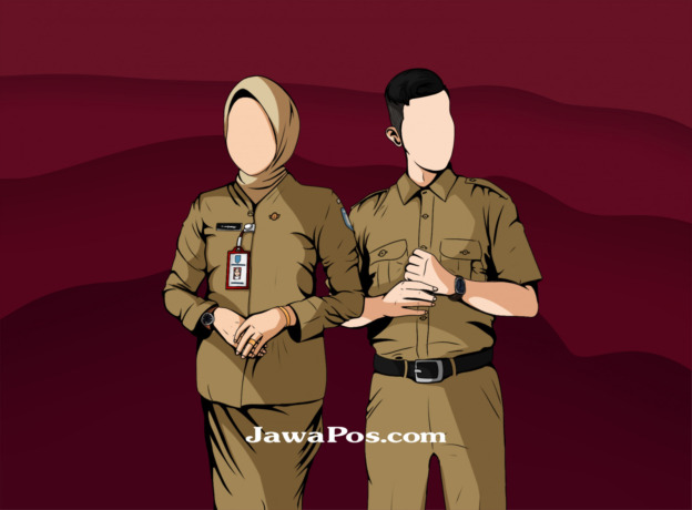 Ilustrasi PNS (Jawapos.com)