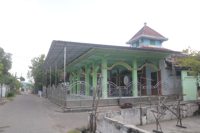 bangunan masjid nurul jannah di Dusun Banjarkerep, Desa Banjardowo.