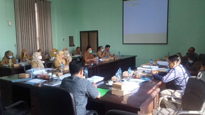 Komisi B saat menggelar komisioning dengan OPD terkait untuk membahas penyertaan modal dari Pemkab Jombang ke Perumda.