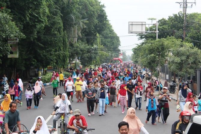 Suasana car free day beberapa tahun lalu