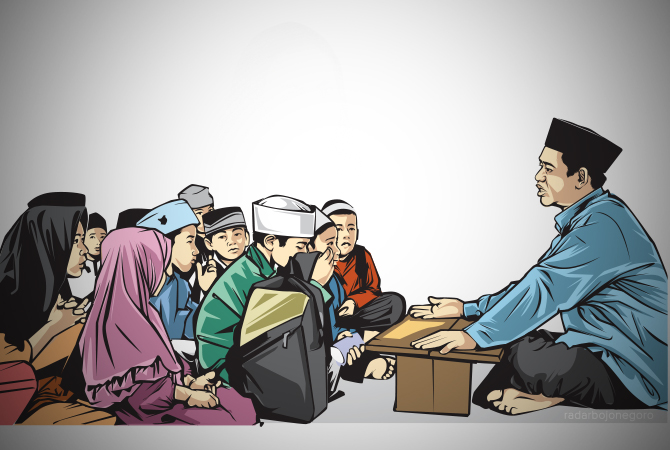 Ilustrasi pembimbing mulok keagamaan (Radarbojonegoro.jawapos.com)