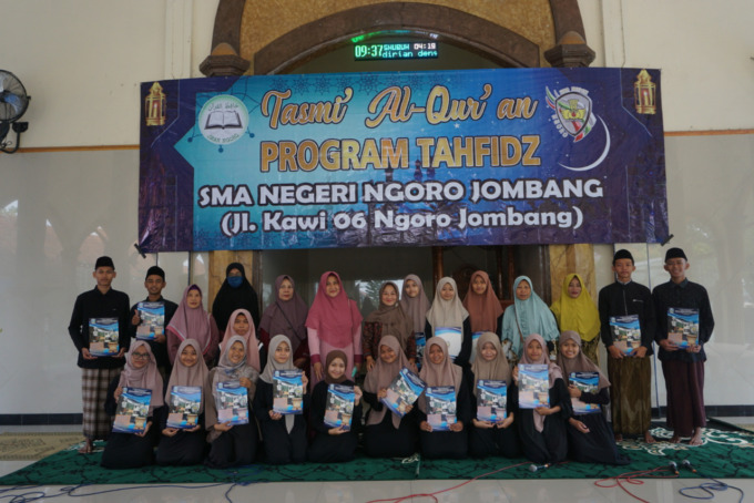 Program Tahfidz yang kini jadi Extrakurikuler unggulan di SMAN Ngoro