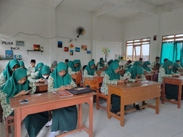 Pelaksanaan Tryout ANBK di MAN 7 Jombang
